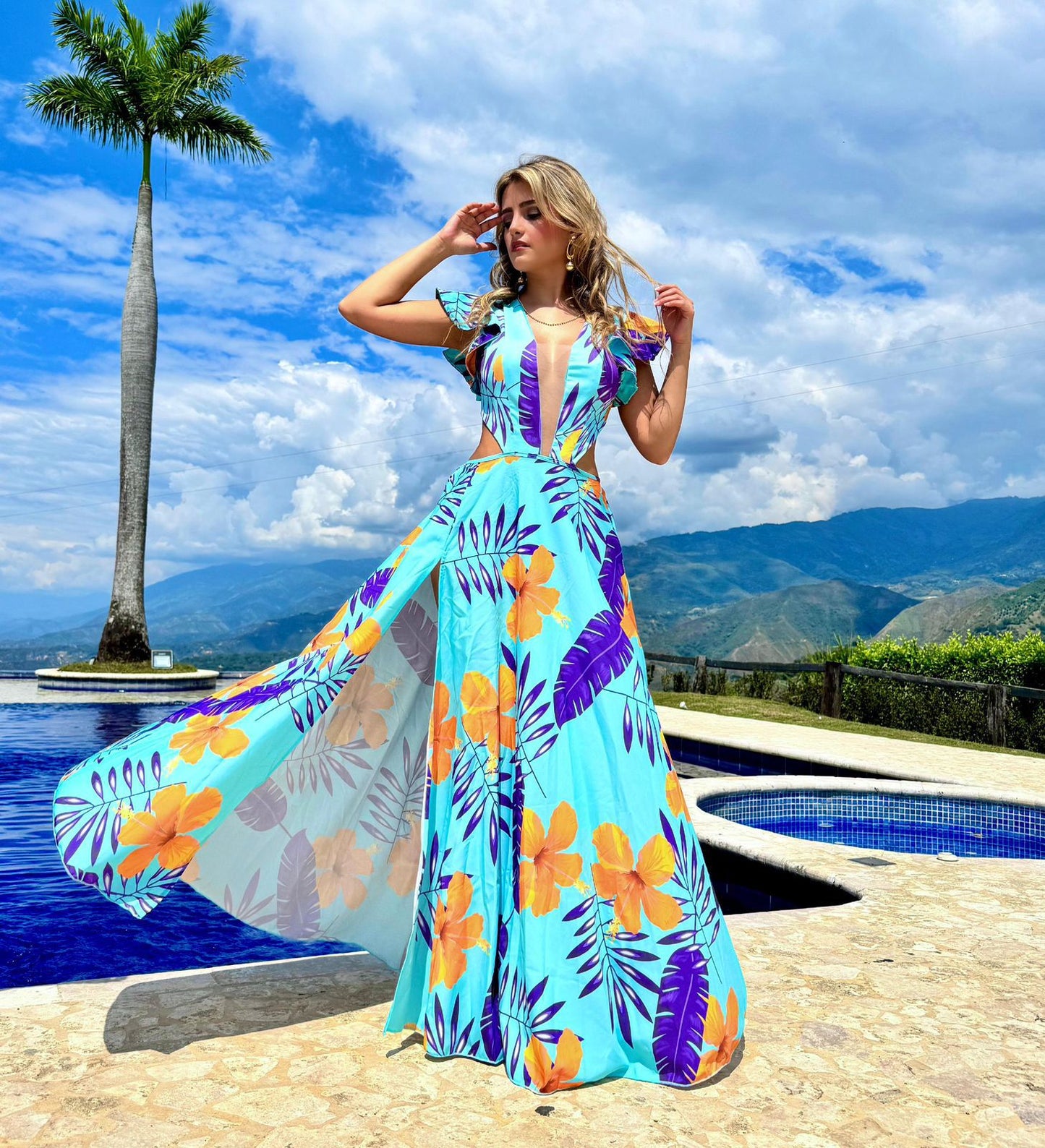 Maxi Turquesa Tropical