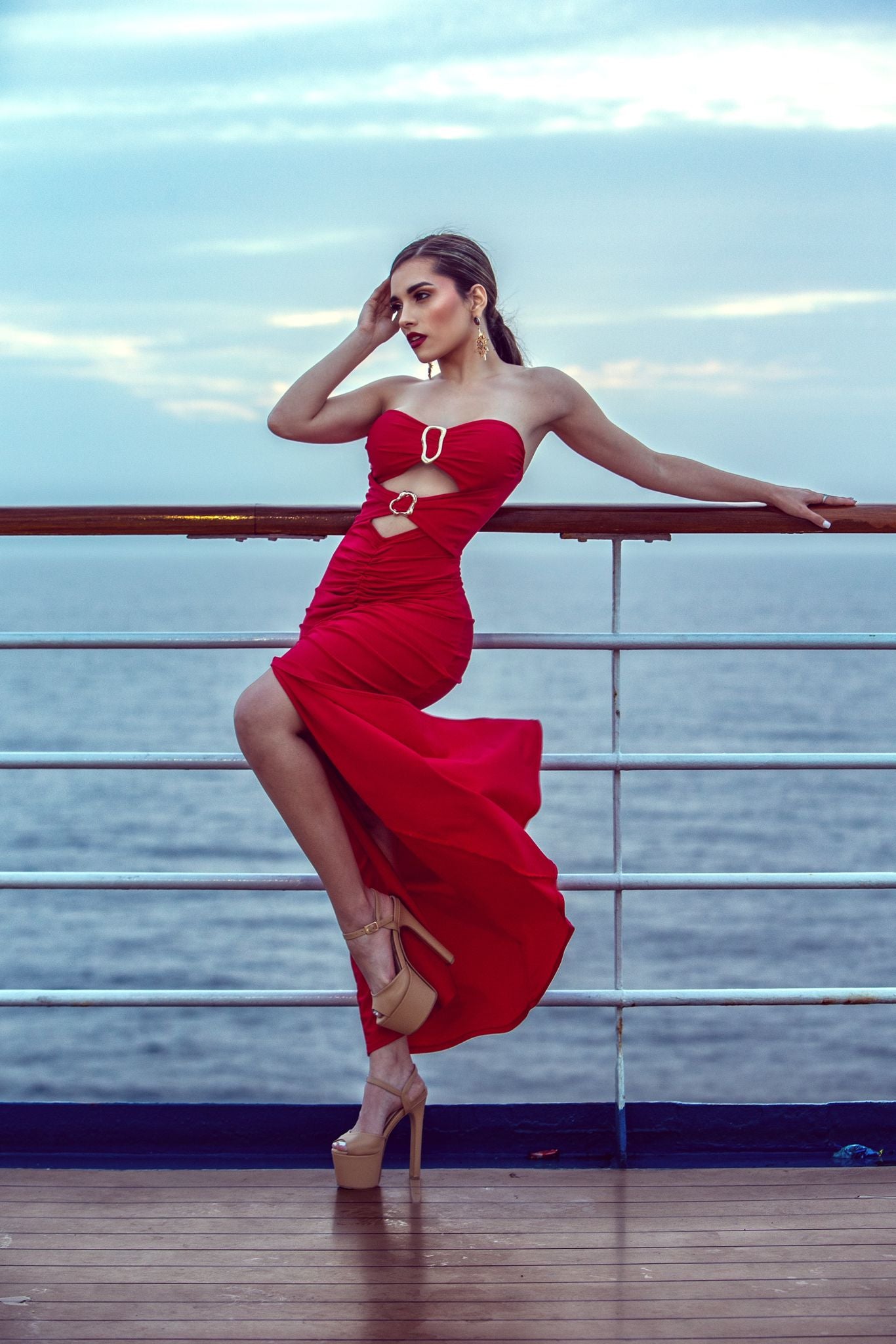 "Maxi Scarlet Sunset"