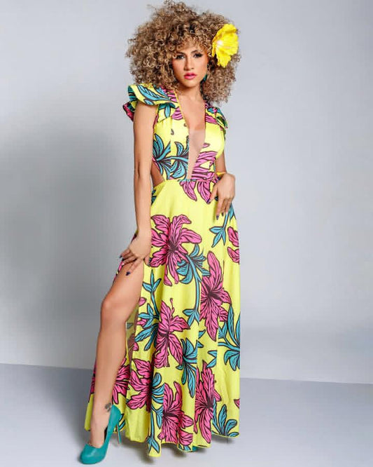 "Maxi Tropicália Amarillo"